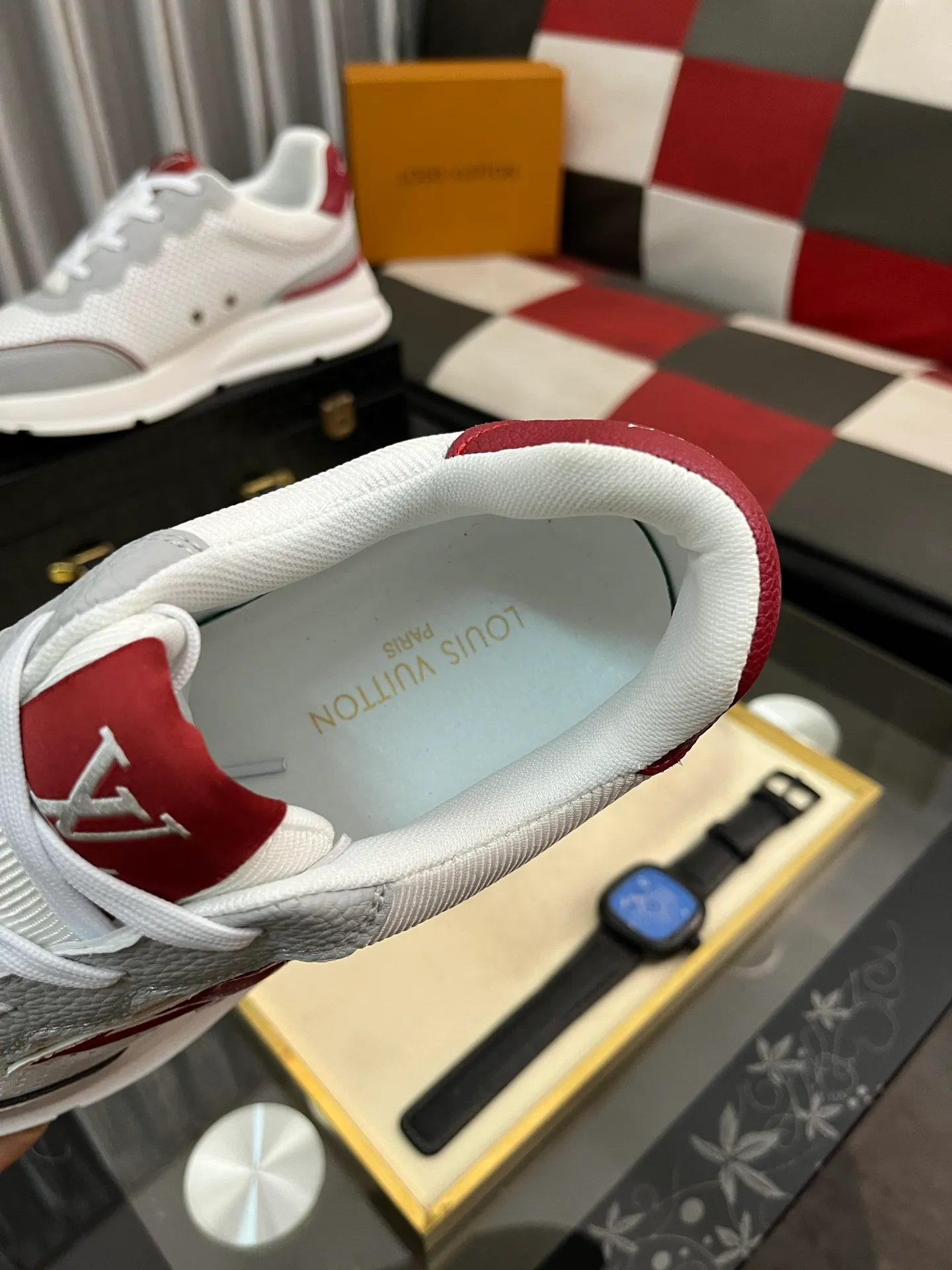 Men's shoes 💰458⌚️⌚️[Louis Vuitton LV] Dad shoes are popular casual sports shoes with outsole, breathable and comfortable, easy to walk, trendy men's versatile fly woven epoxy with ➕leather lining➕Gucci's popular original outsole, sports and running style, super comfortable. Code number 38-44